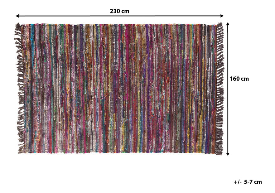 Covor 230 cm Dalna (gri închis)