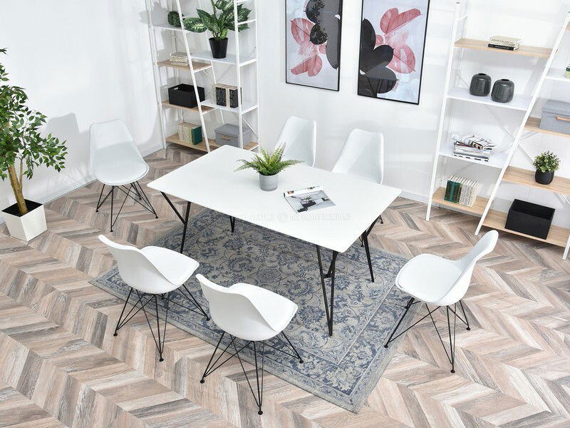 Stolica Large Rod (bijela + crna)