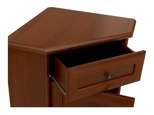 Rohová komoda BRW KENT EKOM 1DSN (Gaštan)