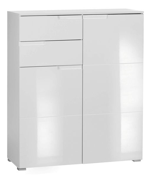 Komoda Merissa PC tip 1 (bijeli sjaj + bijela)