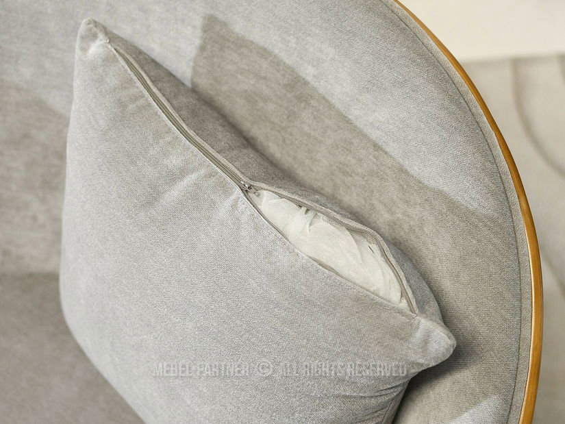 Fotoliu de design Antienos (gri + negru)