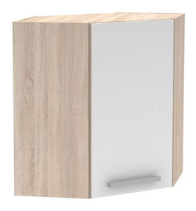 Dulap superior de bucătărie de colț NOPL-013-OH Noliana (alb + stejar sonoma)