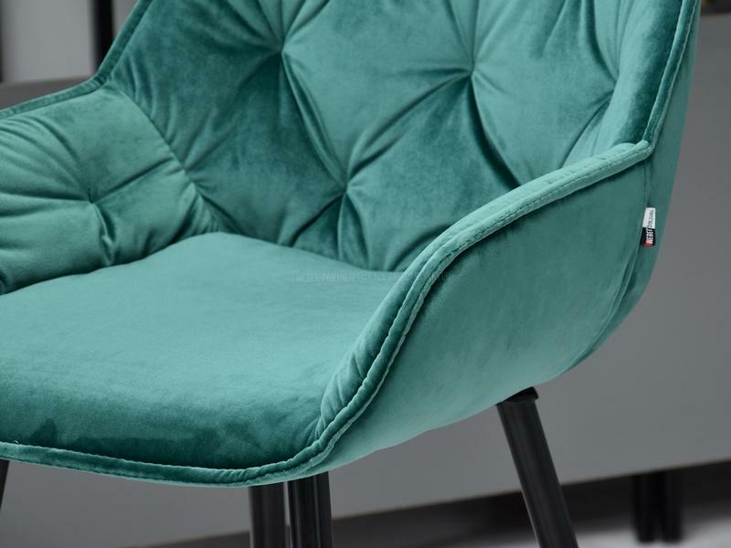 Stolička Lars (zelená + čierna)