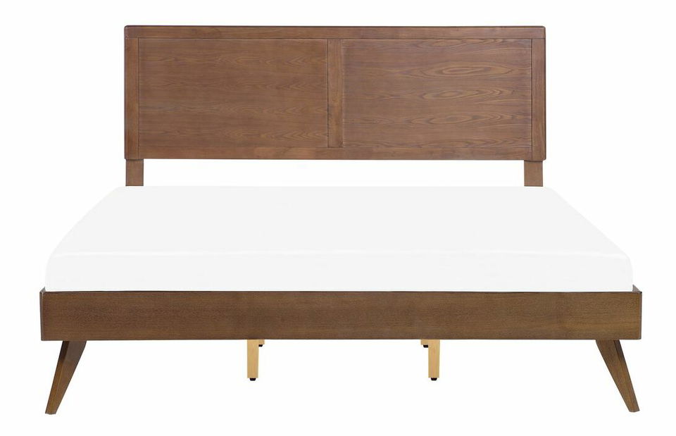 Manželská posteľ 180 cm ISTA (s roštom) (tmavé drevo)