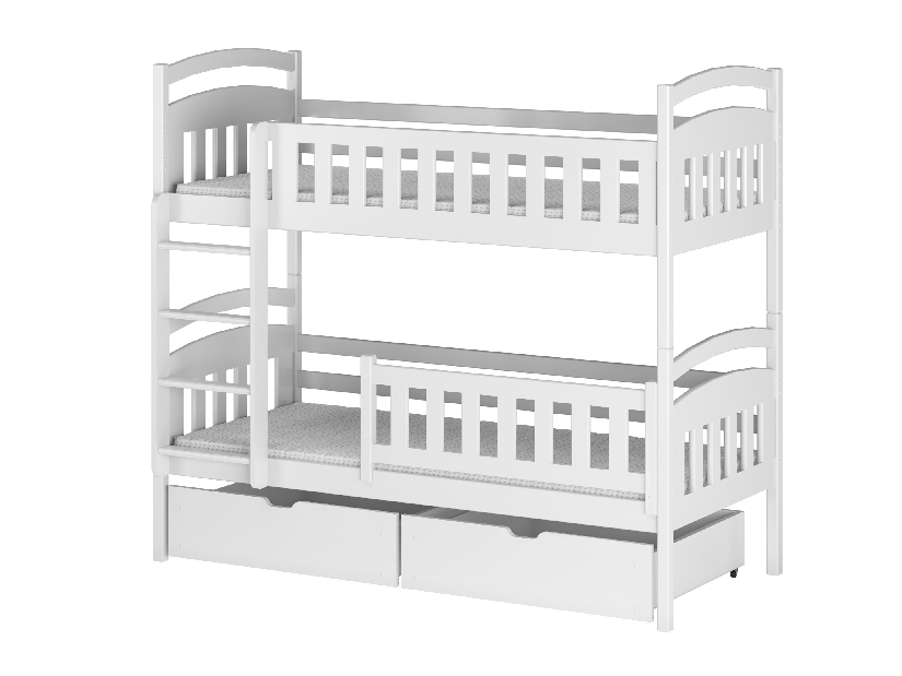 Dječji krevet 90 x 190 cm Irwin (s podnicom i prostorom za odlaganje) (bijela)
