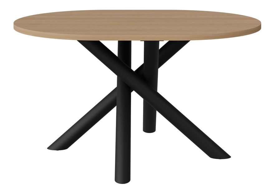 Oválny jedálenský stôl Ossla (dub lindberg)