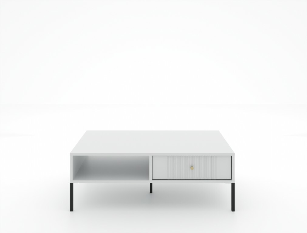 Măsuță cafea Isae 2cu (alb + Negru)