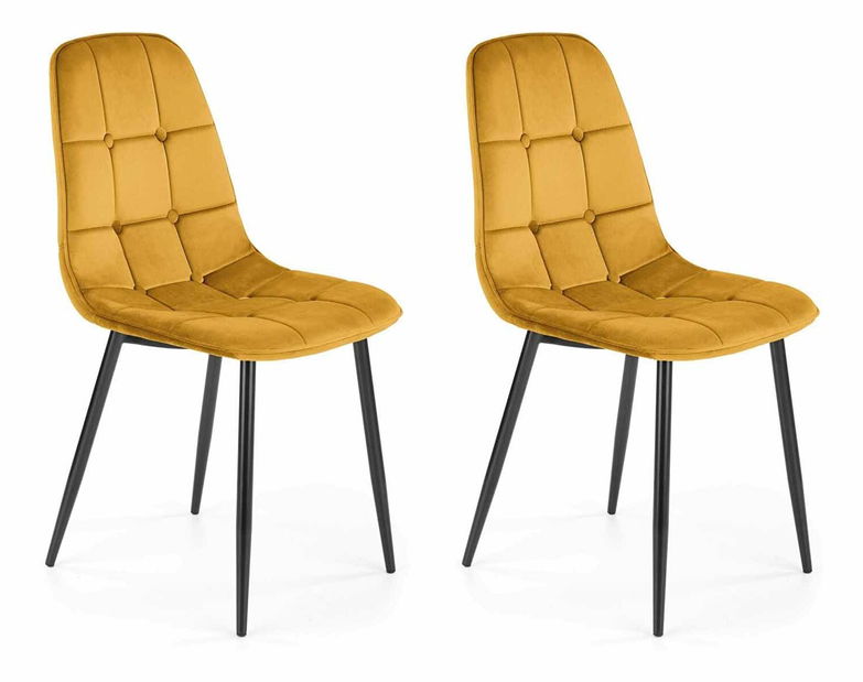 Set 2ks jedálenských stoličiek Kaiko (horčicová) *bazár
