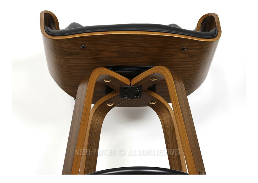 Scaun bar Rolenzono H65 (negru)