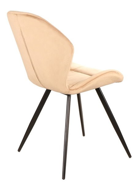 Scaun de sufragerie Glinda (maro deschis + negru)