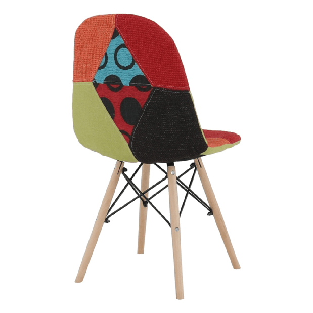 Set 2 buc. scaune sufragerie Cerra 2 typ 2 (patchwork) *vânzare