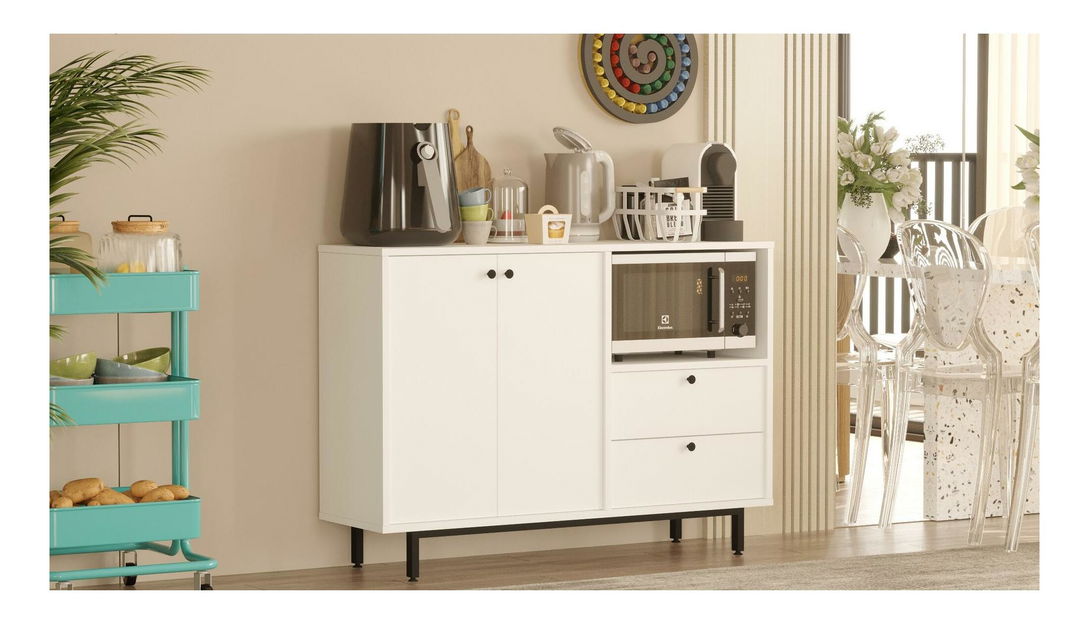 Comodă Rebutia 2 (alb)