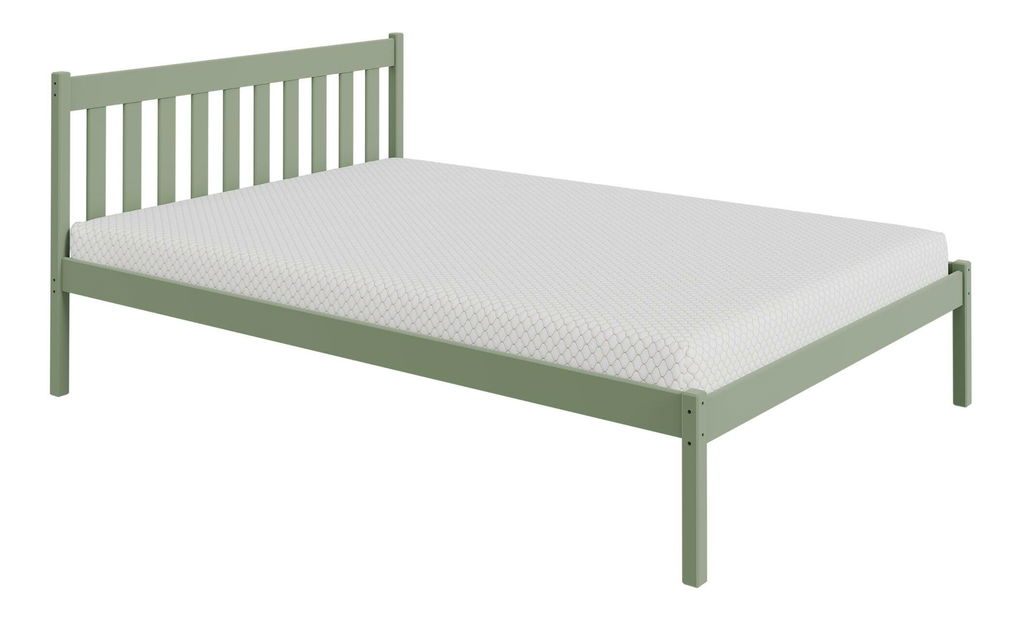 Detská posteľ 140x200 cm Kingsley (olivová) (s roštom)