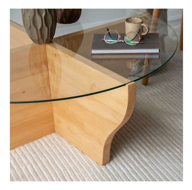 Konferenčný stolík Amfora (teakové drevo)