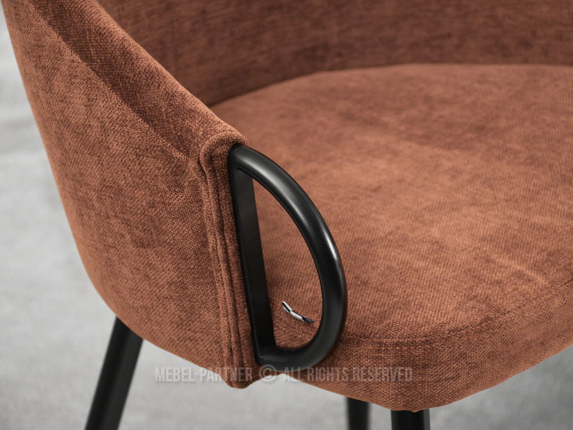 Scaun Carma K (cupru + negru)