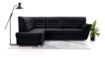 Sarokkanapé Janeen (fekete) (B)