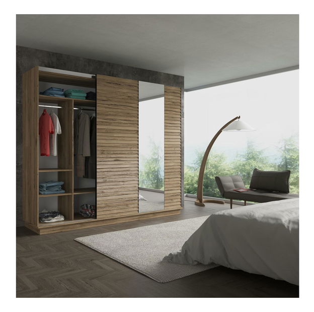 Ruhásszekrény Franc 79 (dió)