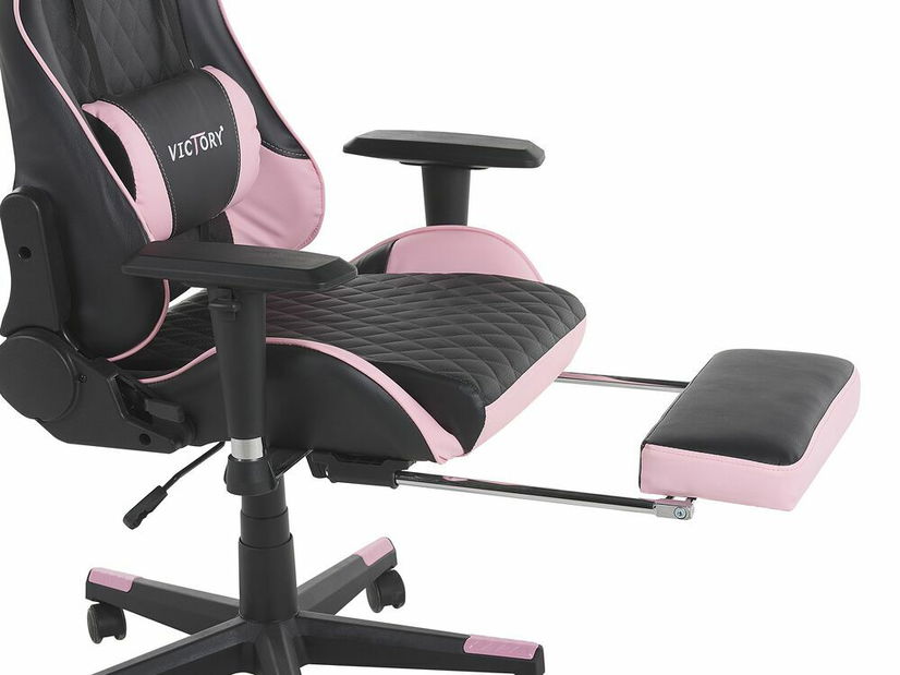 Gaming stolica Vrai (crna + ružičasta) 