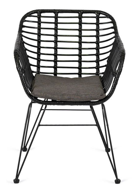 Vrtni set Fuentes (crna) (za 4 osobe)