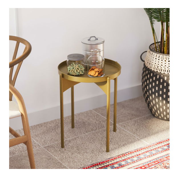 Konferenčný stolík Museli 5 (zlatá) 