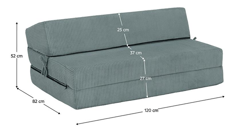 Rozkladacie kreslo Viajado (mentol) 