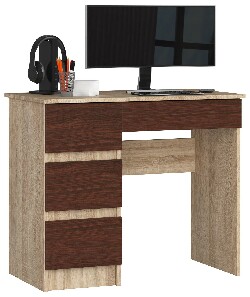 PC stolić Benicio II (hrast sonoma + wenge) (L)