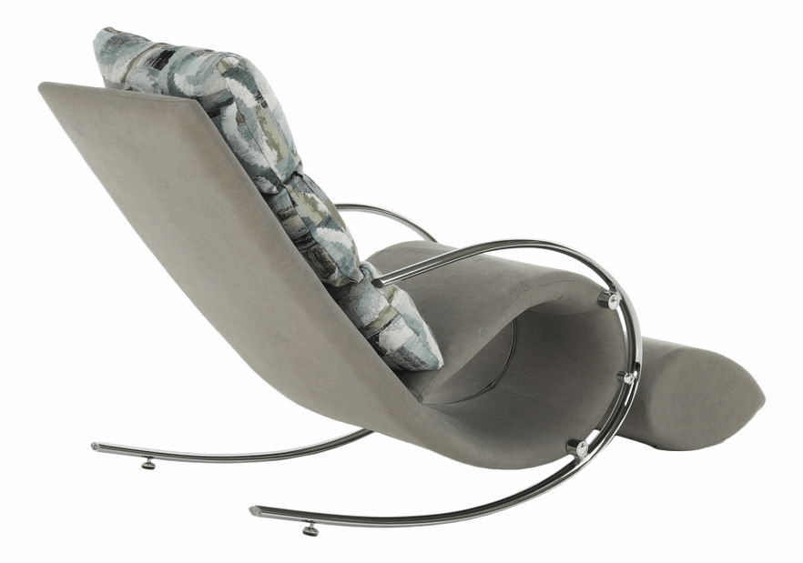 Fotelja za ljuljanje Reta (siva) 