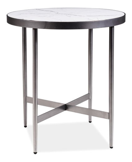 Masă de cafea Daphine (Marmură albă + Gri)