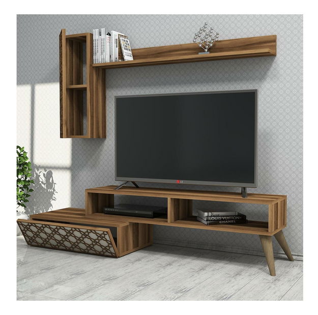 Set za dnevni boravak Komite (orah + krem)