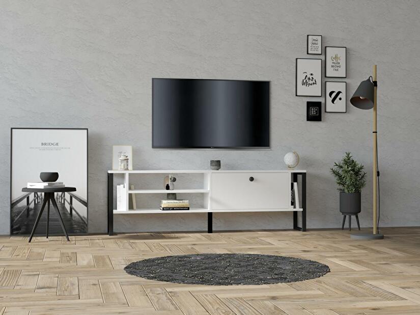 TV asztal/szekrény Vinese (fehér) 