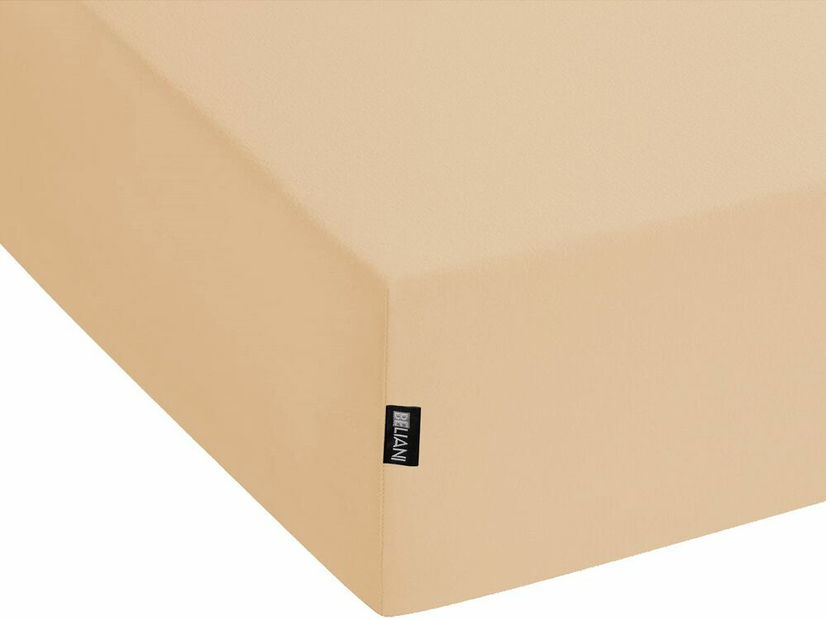 Cearceaf pentru pat 90 x 200 cm Januba (bej nisipiu)