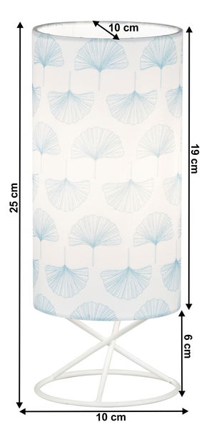 Asztali lámpa Adesh (fehér)