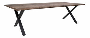 Jedálenský stôl Tvameria 11 (tmavohnedá)