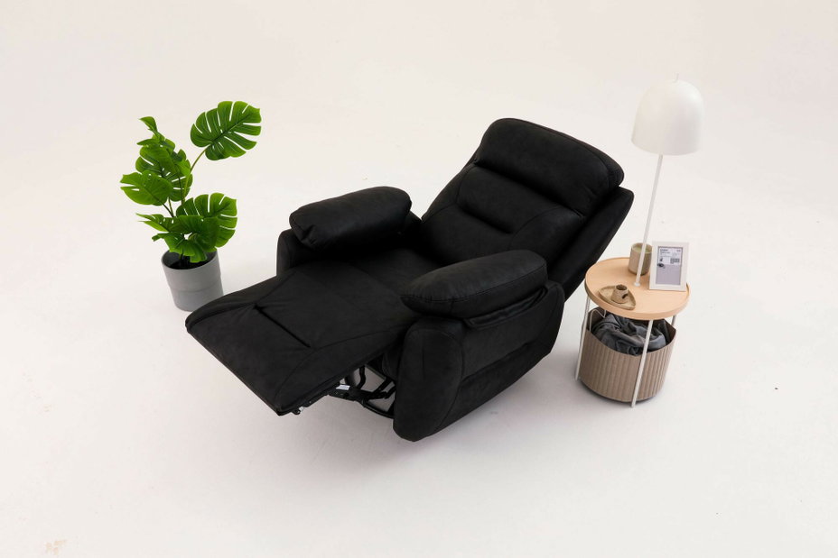 Állítható fotel Comforto E (fekete) 