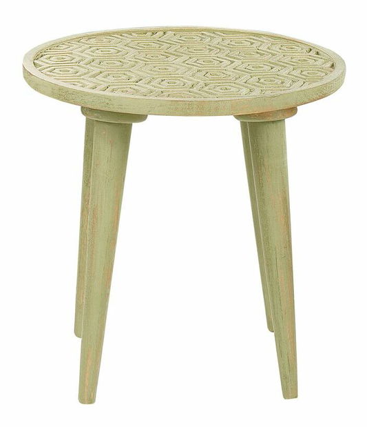 Set 2 ks príručných stolíkov Mahza (zelená)