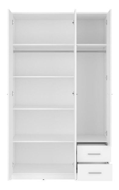 Ruhásszekrény Nepo Plus 36 (fehér) 