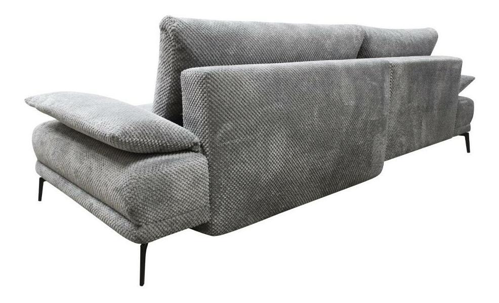 Kutna garnitura na razvlačenje Eran (siva) (s prostorom za odlaganje) (L)