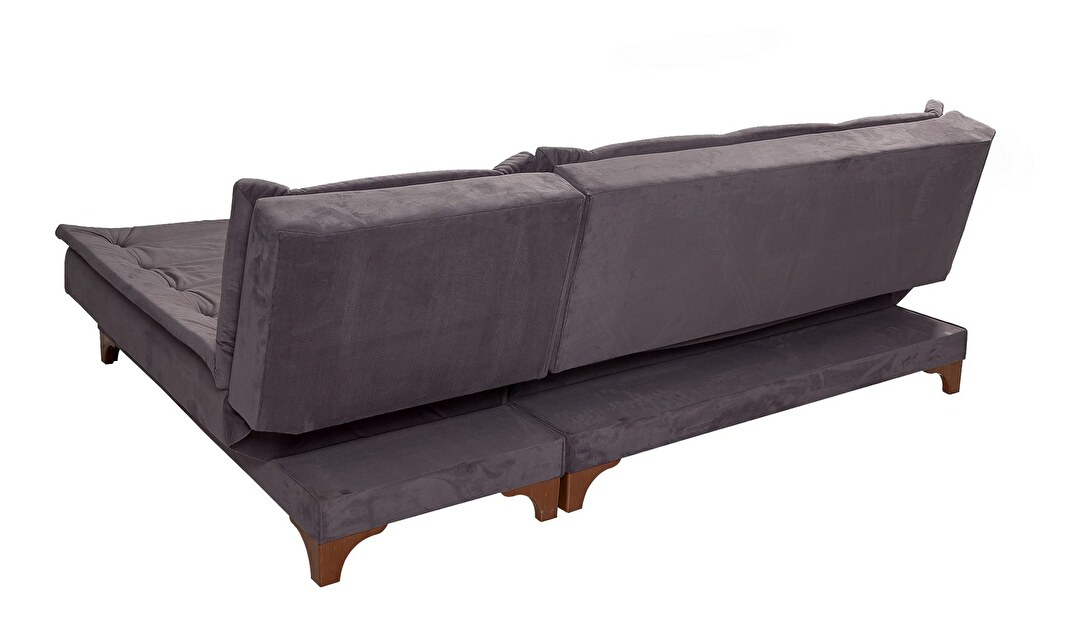 Kutna sofa na razvlačenje Keid C (antracit) (L)