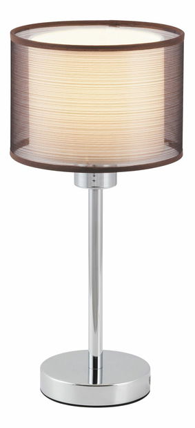 Stolna lampa Anastasia 2631 (krom + smeđa)
