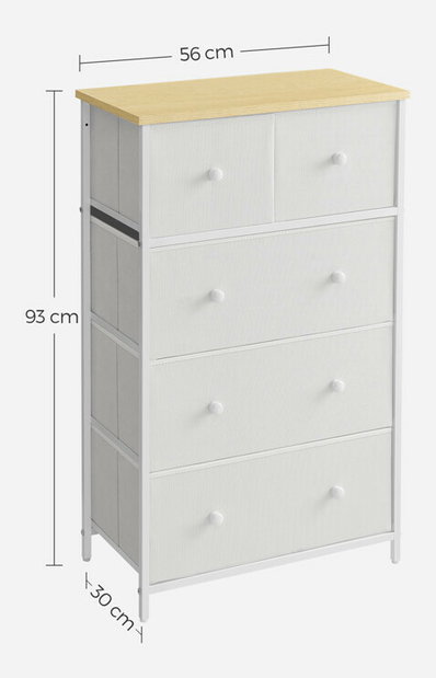 Komoda Akely 51 (biela)