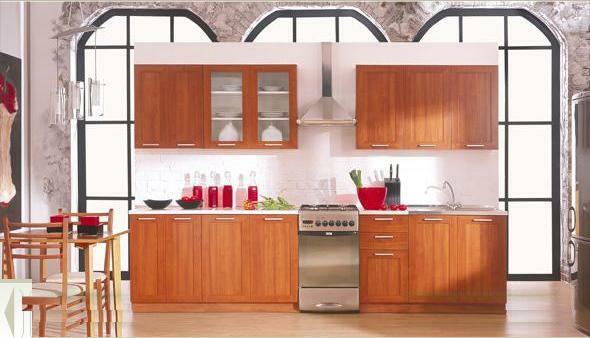 Kuchyňa BRW NIKA 260 standard EKRAN MDF Višňa zlatá