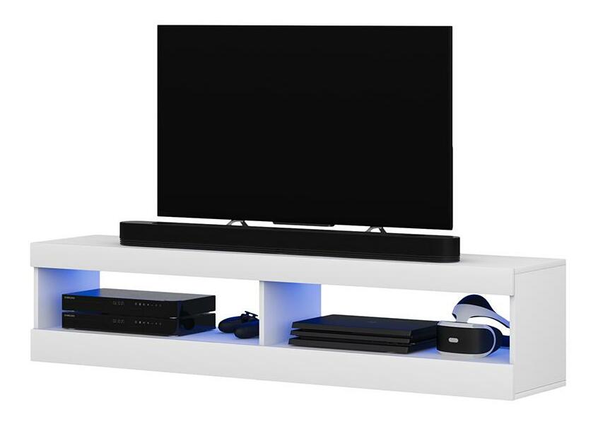 Tv szekrény/asztal Violett 100 (világítással) (fehér)