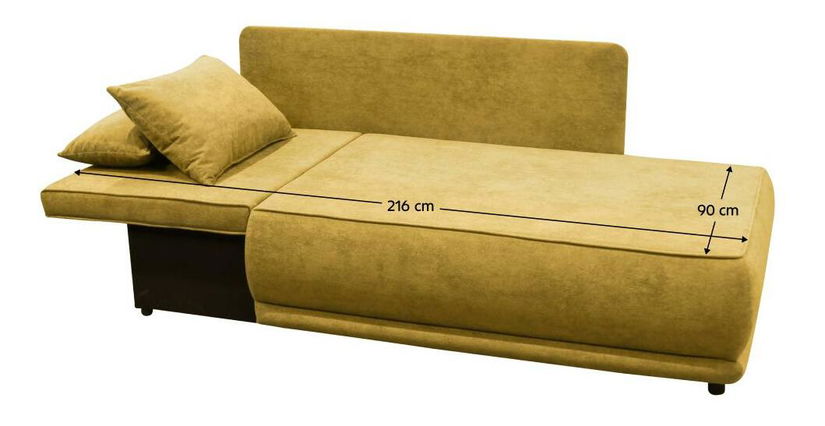 Sofa Lestat (boja senfa) (L)