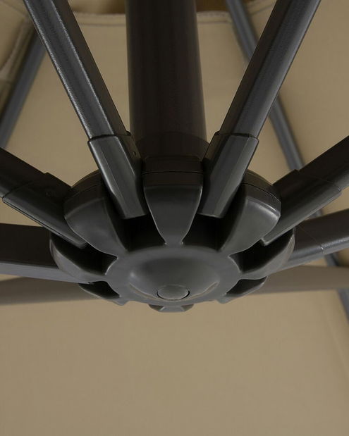 Záhradný slnečník 300 cm SAVISSI (hliník) (béžová)