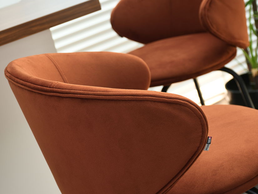 Barová stolička Japassie (čierna)