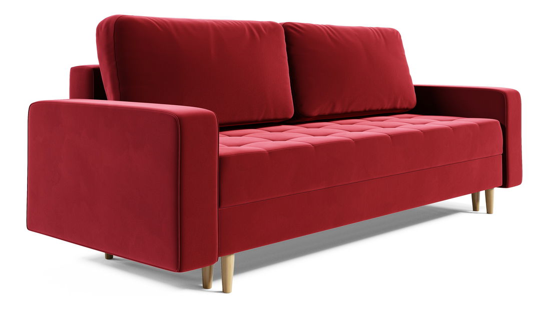 Kétszemélyes kanapé Primrose (piros)