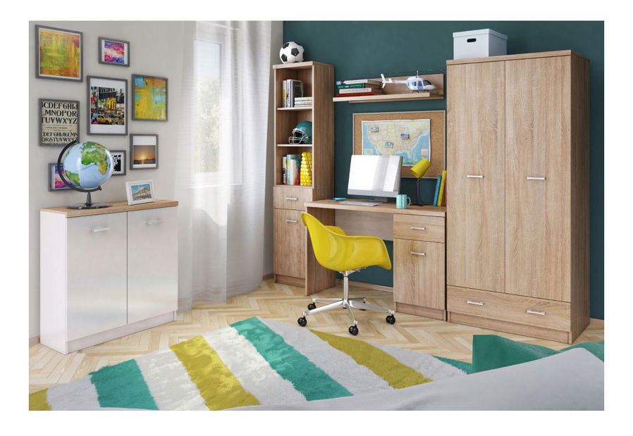 Regál Topta Typ 33 1D1S (szonoma tölgy)