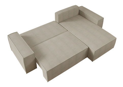 Rohová sedacia súprava Miramos L (vanilková)