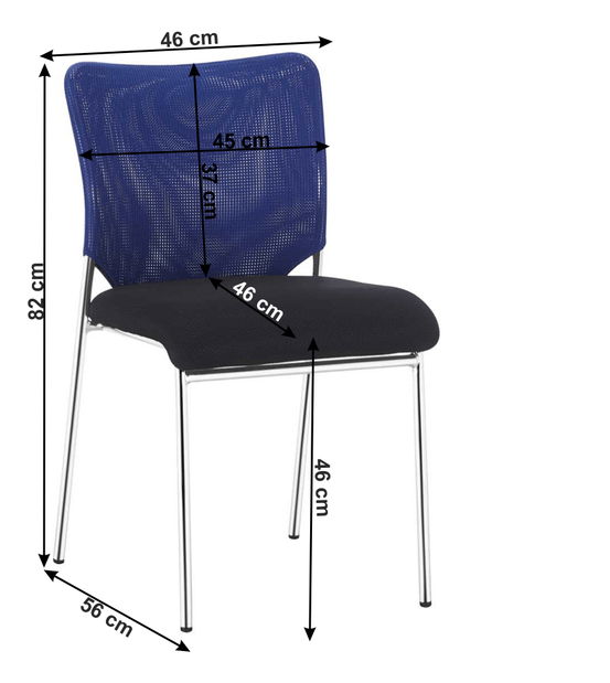 Kancelárska stolička Altty (modrá)