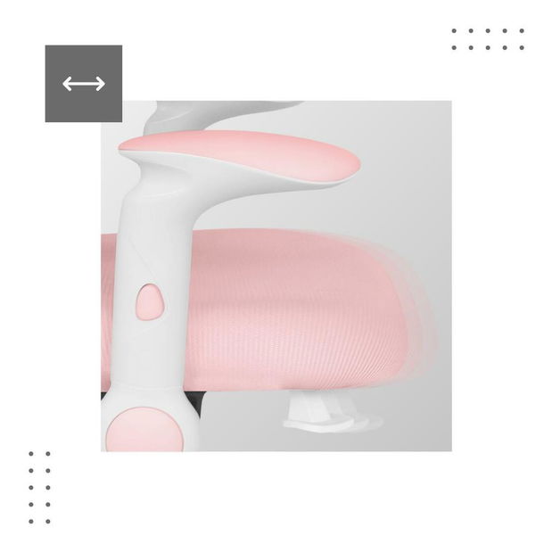 Dječja stolica Journey 5 (bijela + ružičasta)